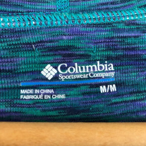 Columbia Activewear Women’s Pullover Hoodie Cotton Poly Long Sleeve Blue Medium - Picture 3 of 8